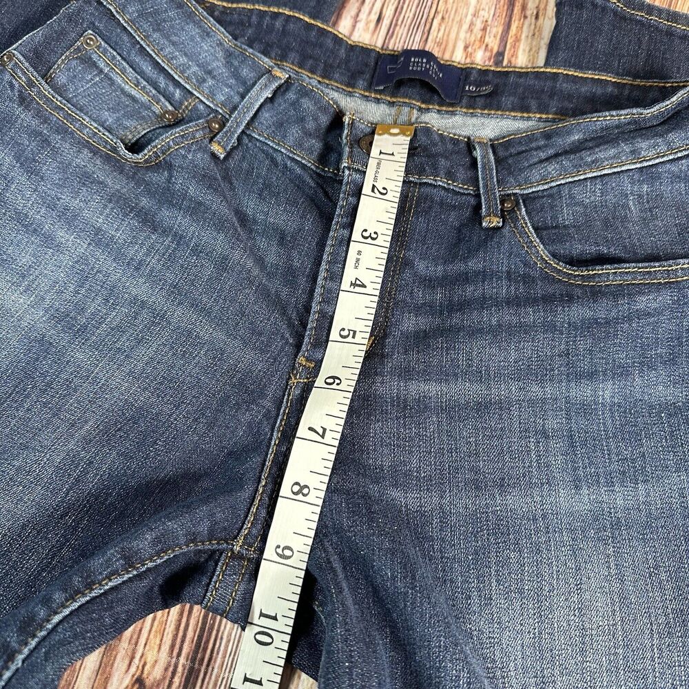 Levi's BOLD CURVE BOOT CUT Sz 10/30 Long Blue Mid Rise Jeans Denim Pants 28X33.5 - Picture 7 of 13